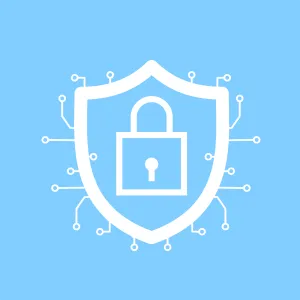 Free cybersecurity lock encryption vector