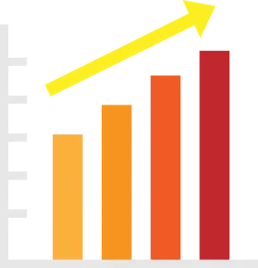 Free graph bar chart vector